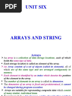 Unit 6 (C++) - Arrays