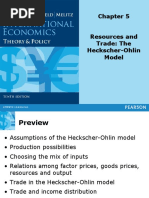 Resources and Trade: The Heckscher-Ohlin Model