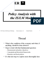 Policy Analysis With The IS/LM Model