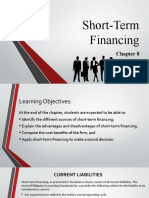 Chapter 8 - Short Term Financing