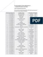 CGL Detailed Report Incmpet