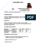 Curriculum Vitae Seuli Bhattacharjee