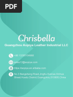 Guangzhou Aopiya Leather Industrial LLC