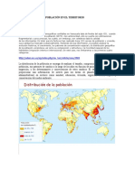 Distribución de La Población en El Territorio