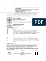 Notas Partitura