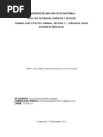 Medidas Desjudicializadoras y La Criminología