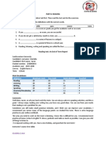 Part B: Reading Before Reading: Do The Preparation Task First. Then Read The Text and Do The Exercises