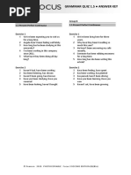 Grammar Quiz 1.5 Answer Key