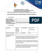 Guía de Actividades No 1 - C.Naturales XVI