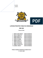 Poltekad Kodiklatad Jurusan Teknik Mesin: Laporan Praktek Stabilitas Kendaraan Rem Abs