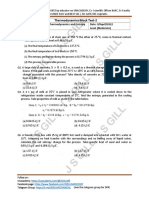 Thermodynamics Mock Test-2