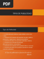 Tipos de Publicidad