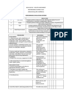 Performance Evaluation Criteria