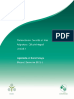 Planeación Docente Cálculo Integral Unidad 2