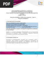 Guía de Actividades y Rúbrica de Evaluación - Paso 4 - Proyecto Pedagógico