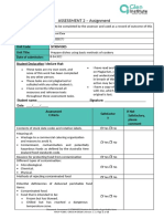 ASSESSMENT 2 - Assignment