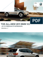 The All-New 2011 BMW X3.: Joy Is Freedom of Expression