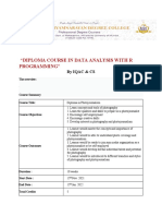 DIPLOMA COURSE IN PHOTOJOURNALISM Complete Structure