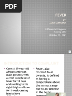 Fever Presentation