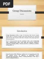 Group Discussions MBA I