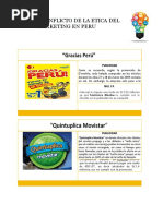 Casos de Conflicto de La Etica Del Marketing en Peru