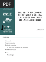 25 Encuesta Nacional Sobre Las Redes Sociales en Las Elecciones-CESOP