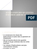 Evaluation Des Quantites D'hydrocarbure en Place