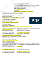 CASH FLOW STATEMENTS - Quiz 2