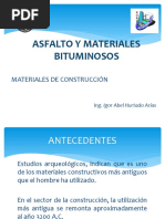 Materiales Bituminosos y Asfalto