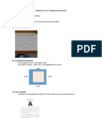 1.0 Cover Page: Format of Ojt Narrative Report