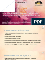 Ponencia INMSM HD-HN - Intervención DBT en Adolescentes