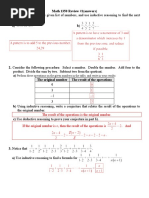 Math 1350 Review 1 (Answers)