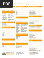 AWS Core Service Options Cheat Sheet: by Via