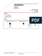 2SK2926 (L), 2SK2926 (S) : Silicon N Channel MOS FET High Speed Power Switching