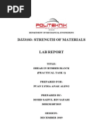 Djj3103: Strength of Materials Lab Report