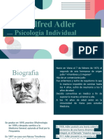 Alfred Adler: Psicología Individual