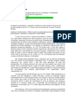 Atividade - DISCIPLINA Neuropsicologia Dos Transtornos Adquiridos