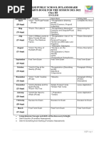 Delhi Public School Bulandshahr Syllabus Book For The Session 2021-2022 Class III