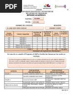 INFORME ACADEMICO Cecyte 23 Tocumbo Lic Jaime Ulises Gomez Gonzalez