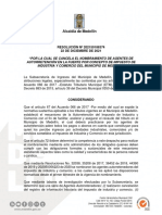 Resolución 202150186374 de 2021 Cancelan Nombramiento Autorretenedores 2022