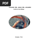 Calidad Del Agua Del Acuario, Guillermo Sanz Málaga