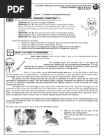 Most Essential Learning Competency: Lesson 7: Common Communicable Diseases