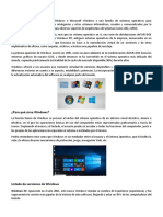 Qué Es Windows, para Que Sirve Windows, Ultimas Versiones de Windows, Escritorio de Windows