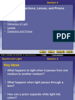 Refractions, Lenses, and Prisms: Section 4