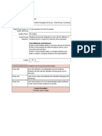 Anxiety Management Asca Group Lesson Plan 1