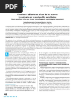 Cuestiones Abiertas en El Uso de Las Nuevas Tecnologías en La Evaluación Psicológica