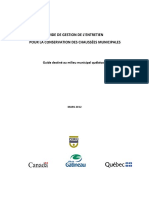 GUIDE de Gestion de L Entretien Pour La Conservation Des Chaussees Municipales Gatineau