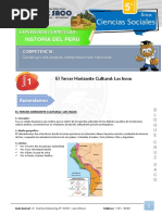 Bloque Cruz Saco - Historia Del Perú - S1 - El Tercer Horizonte Cultural (Los Incas)