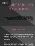 Administracion Moderna