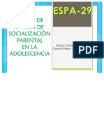 Espa 29 Escala de Estilos de Socializacion Parental en La Adolescencia